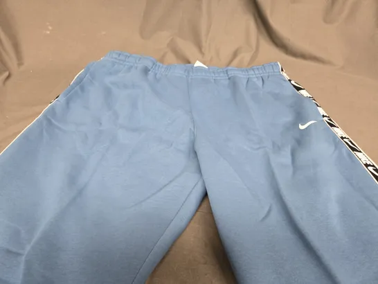 NKE TAPE FLEECE TRACKSUIT PANTS IN BLUE - XXL