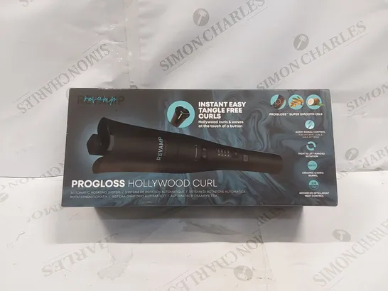 BOXED REVAMP HOLLYWOOD CURL AUTO-ROTATE CERAMIC CURLER RRP £89.99