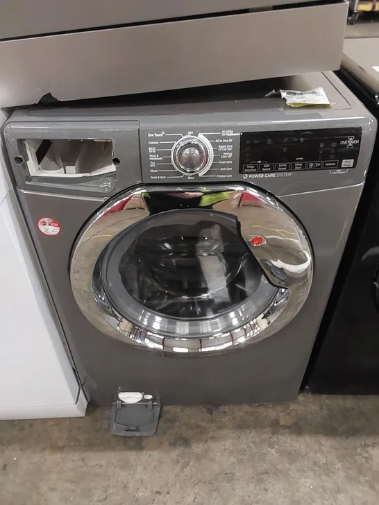 HOOVER FREESTANDING WASHING MACHINE IN SILVER, MODEL: H3WS69TAMCGE-80