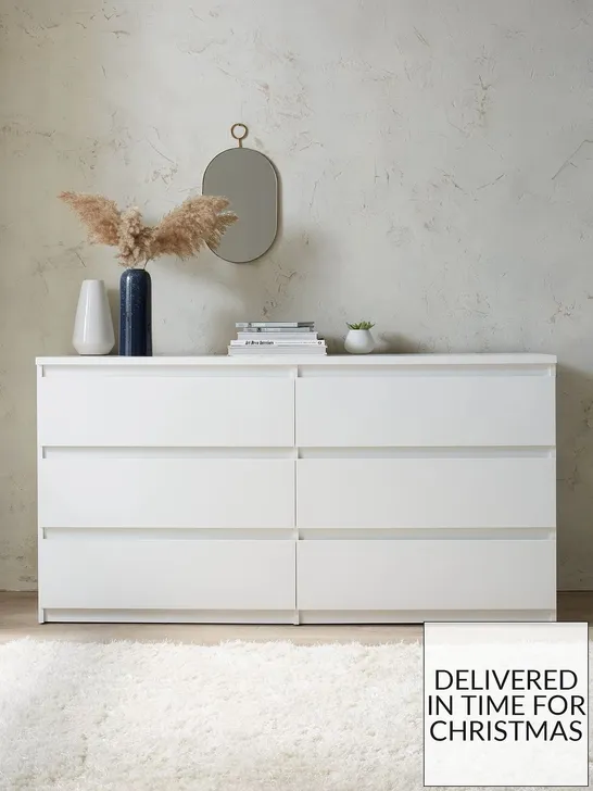 BOXED LISSON 6 DRAWER CHEST  RRP £179