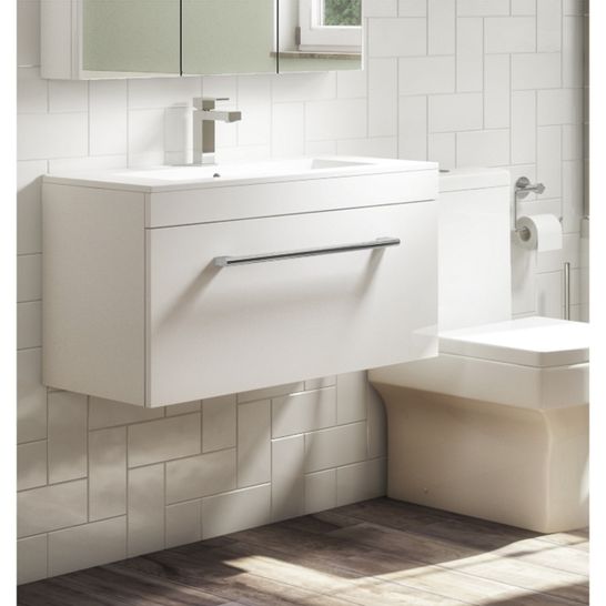 BOXED ASHFORD WALL HUNG VANITY UNIT 