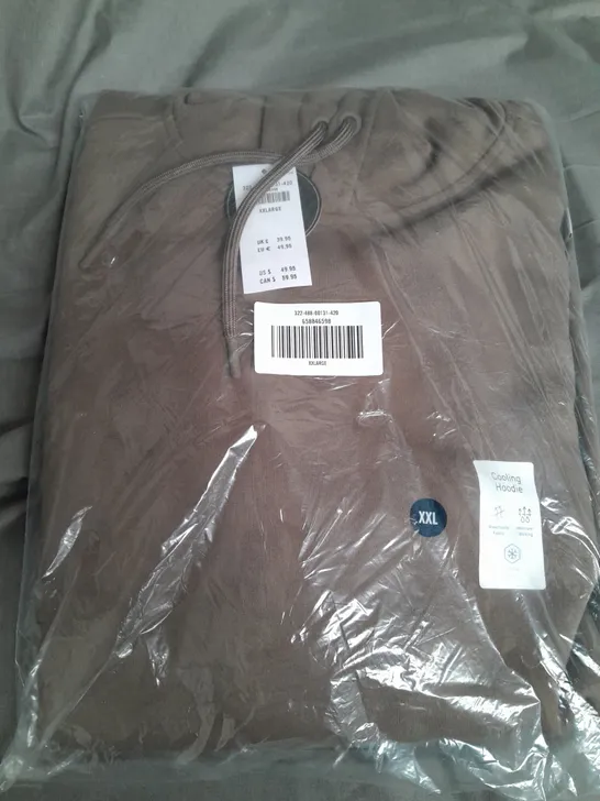 HOLLISTER COOLING HOODIE IN BROWN - XXL