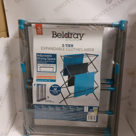 BELDRAY 3-TIER EXPANDABLE CLOTHES AIRER