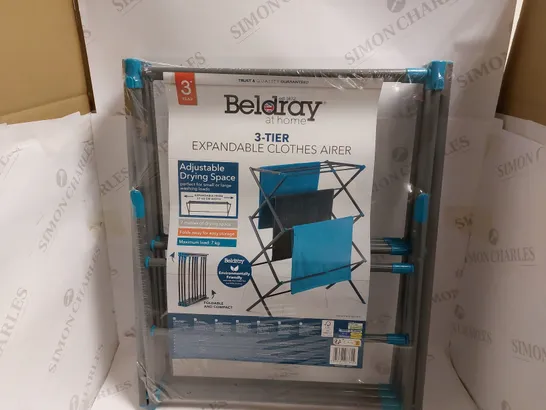 BELDRAY 3-TIER EXPANDABLE CLOTHES AIRER