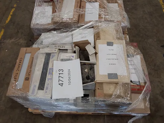 PALLET OF ASSORTED TILES TO INCLUDE;