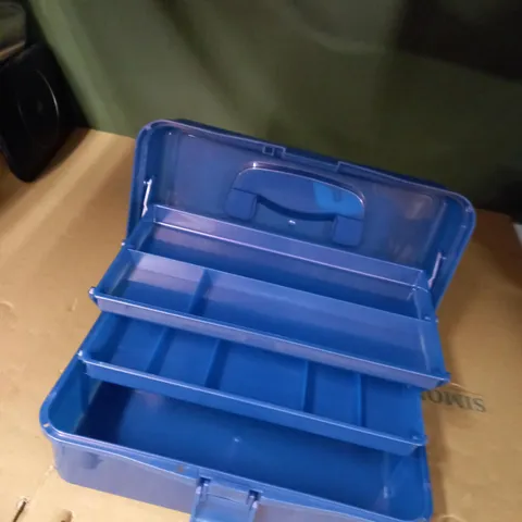 HOBBYCRAFT  BLUE STORAGE BOX