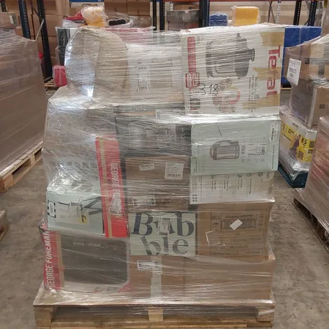 PALLET OF APPROXIMATELY 43 UNPROCESSED RAW RETURN HOUSEHOLD AND ELECTRICAL GOODS TO INCLUDE;