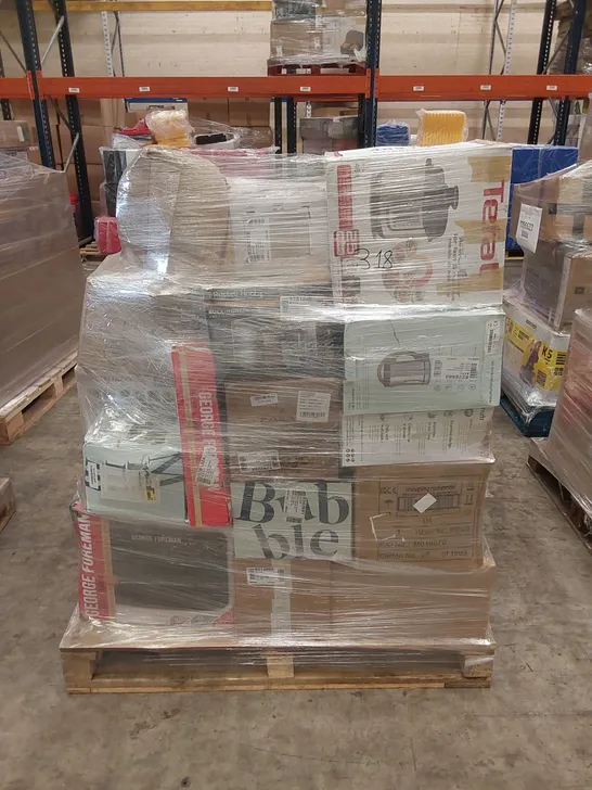 PALLET OF APPROXIMATELY 43 UNPROCESSED RAW RETURN HOUSEHOLD AND ELECTRICAL GOODS TO INCLUDE;