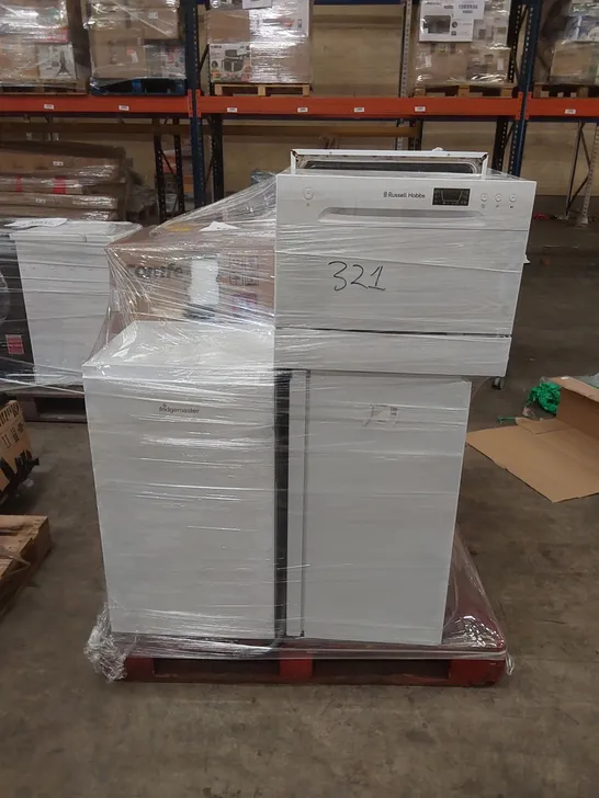 PALLET OF APPROXIMATELY 8 UNPROCESSED RAW RETURN HOUSEHOLD AND ELECTRICAL GOODS TO INCLUDE;