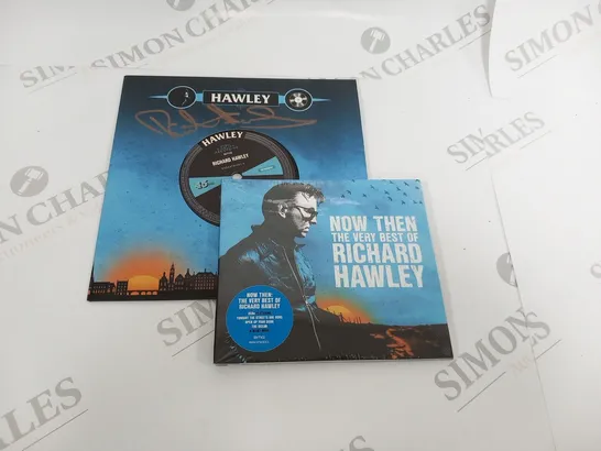 RICHARD HAWLEY NOW THEN THE VERY VBEST OF CD AND NOT THE ONLY ROADSIGNED VINYL RECORDING