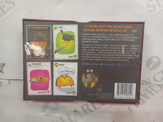 EXPLODING KITTENS CARD GAME