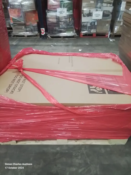 PALLET OF APPROXIMATELY  ALUMINIUM FRAME WRITING BOARDS