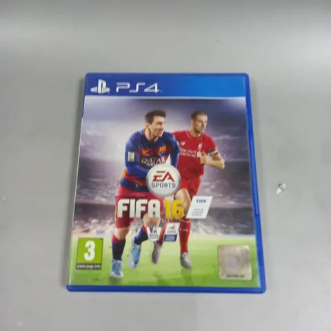 PS4 FIFA 16 PLAYSTATION 4 GAME