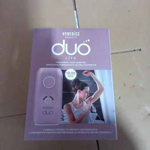 BOXED HOMEDICS DUO LITE PERMANENT HAIR REMOVAL 