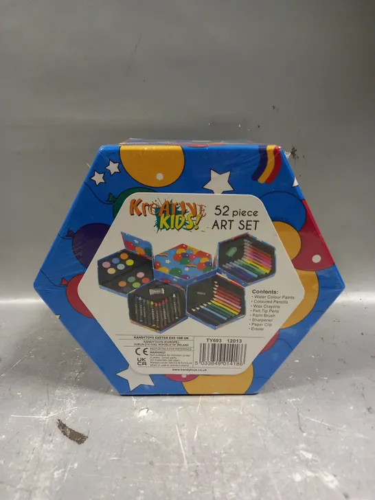 SEALED KREATIVE KIDS! 52 PIECE ART SET 