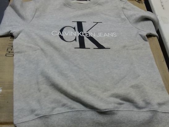 2 BRAND NEW CALVIN KLEIN JEANS LIGHT GREY JUMPERS CHILDS AGE 10 AND THE LITTLE TAILOR PINK SET