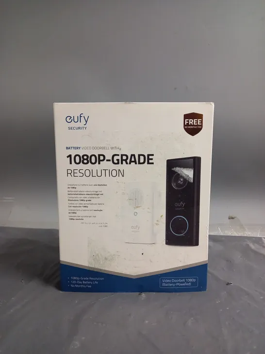 EUFY SECURITY BATTERY VIDEO DOORBELL - 1080P GRADE RESOLUTION