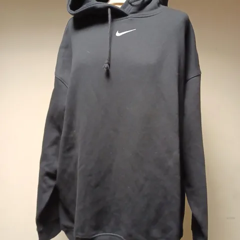 NIKE ESSENTIAL OVERSIZED FLEECE HOODIE - BLACK (XL)