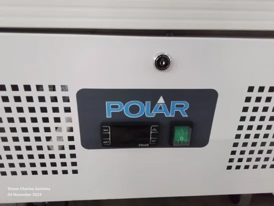 POLAR COMMERCIAL GLASS FRONT DISPLAY FRIDGE - UNPROCESSED RAW RETURN 