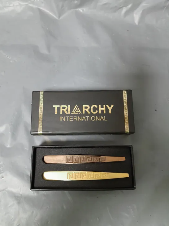 APPROXIMATELY 15 TRIARCHY INTERNATION PREMIUM TWEEZER SET