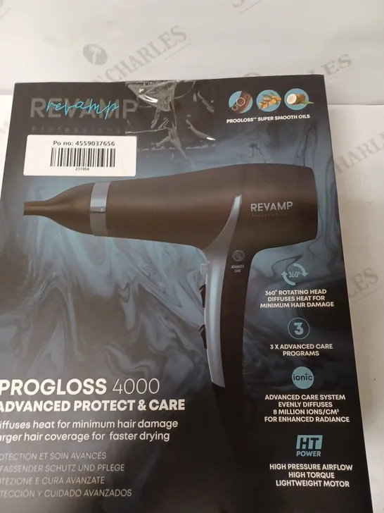 REVAMP PROGLOSS 4000 ADVANCED PROTECT & CARE HAIRDRYER