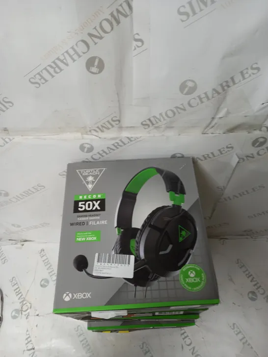 5X TURTLE BEACH RECON 50X HEADSETS - BLACK 