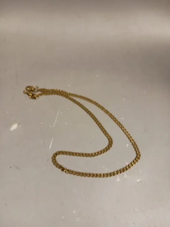 ADAMANS GOLD CHAIN LINK NECKLACE 