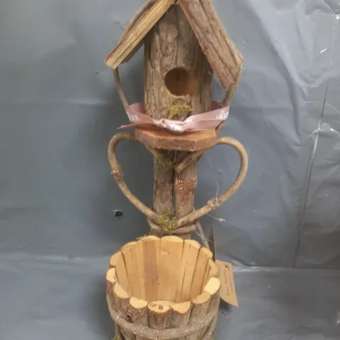 BOXED DIBOR DOORSTEP BIRD HOUSE PLANTER 