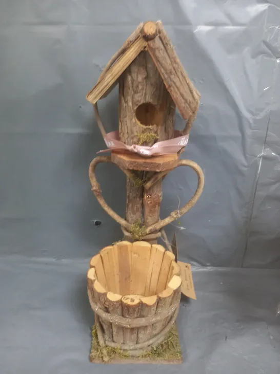 BOXED DIBOR DOORSTEP BIRD HOUSE PLANTER 