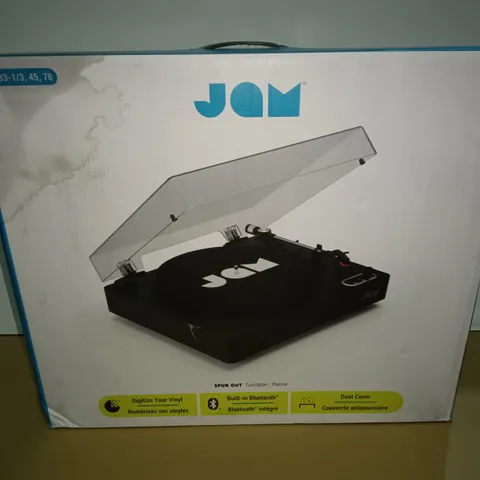 BOXED JAM SPUN OUT BLUETOOTH TURNTABLE 