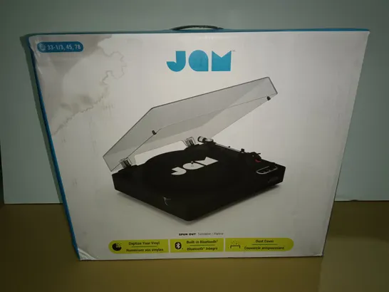 BOXED JAM SPUN OUT BLUETOOTH TURNTABLE 