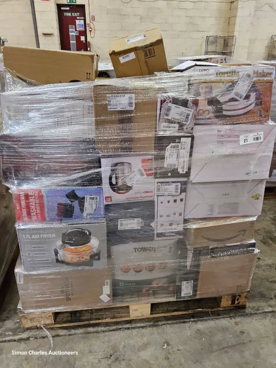 PALLET OF APPROXIMATELY 59 UNPROCESSED RAW RETURN HOUSEHOLD AND ELECTRICAL GOODS TO INCLUDE;