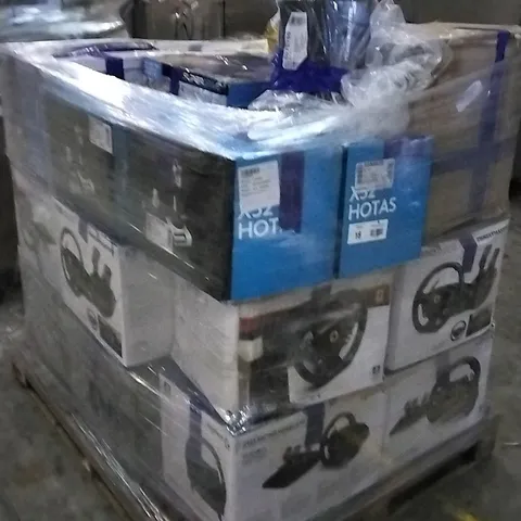 PALLET OF APPROXIMATELY 26 UNPROCESSED RAW RETURN GAMING RACING WHEELS TO INCLUDE;