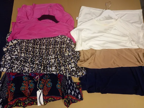 BOX OF APPROX 6 ASSORTED ITEMS OF MAISON DE NIMES CLOTHING IN VARIOUS SIZES AND STYLES