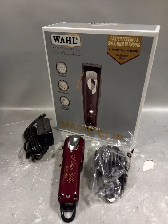 BOXED WAHL CORDLESS MAGIC CLIP PROFESSIONAL HAIR TRIMMERS 