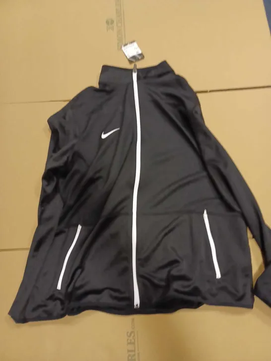 NIKE WOMENS BREATHABLE RUNNING JACKET - BLACK/WHITE // SIZE: 3XL 