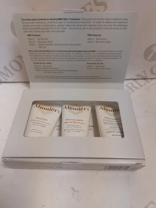 ALUMIER MD POST PROCEDURE PRESCRIPTION CARE KIT