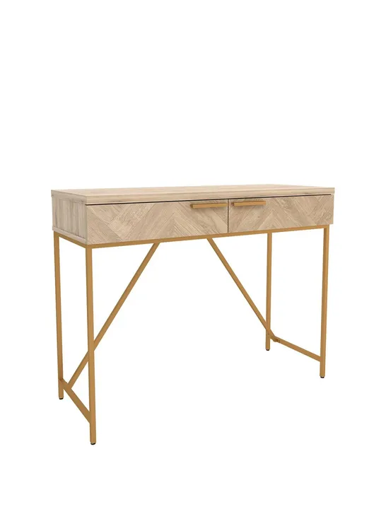 BOXED MICHELLE KEEGAN HOME SERENE CONSOLE TABLE - COLLECTION ONLY RRP £229