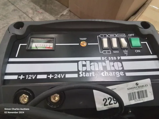 CLARKE BC520P BATTERY STARTER/CHARGER