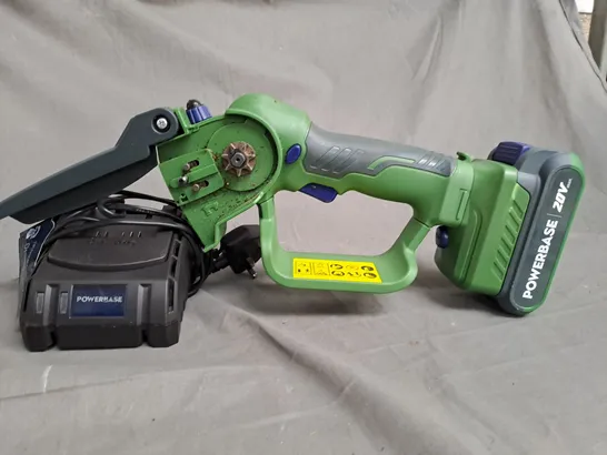 BOXED POWERBASE 1 CM 20V CORDLESS MINI CHAINSAW 