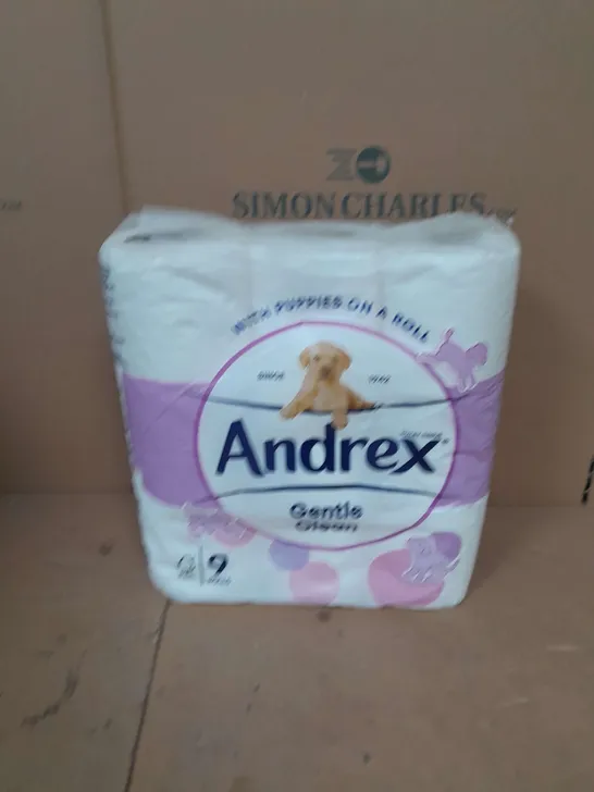 ANDREX GENTLE CLEAN TOILET ROLL - 9 ROLLS