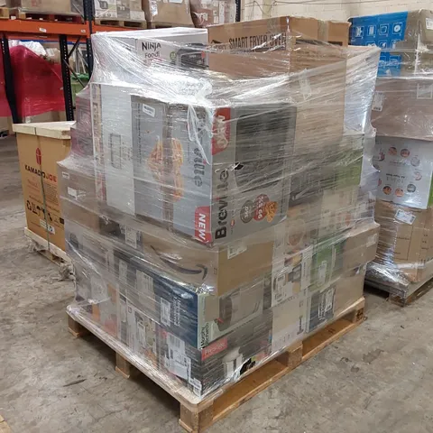 PALLET OF APPROXIMATELY 50 UNPROCESSED RAW RETURN HOUSEHOLD AND ELECTRICAL GOODS TO INCLUDE;