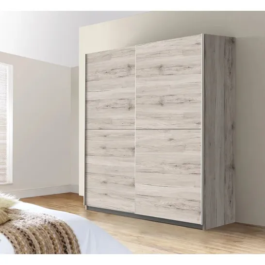 BOXED ANGLERS PARK SLIDING DOOR WARDROBE (4 BOXES)