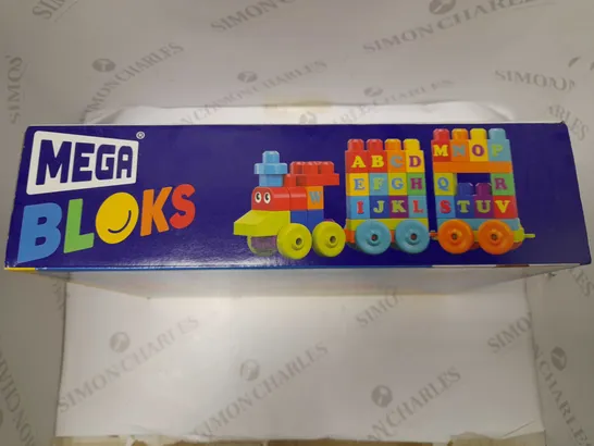 BRAND NEW MEGA BLOCKS ABC LEARNING TRAIN