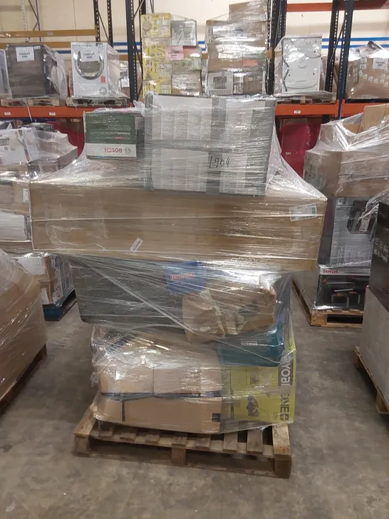 PALLET OF APPROXIMATELY 19 UNPROCESSED RAW RETURN HOUSEHOLD AND ELECTRICAL GOODS TO INCLUDE;