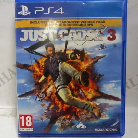 JUST CAUSE 3 PLAYSTATION 4 GAME