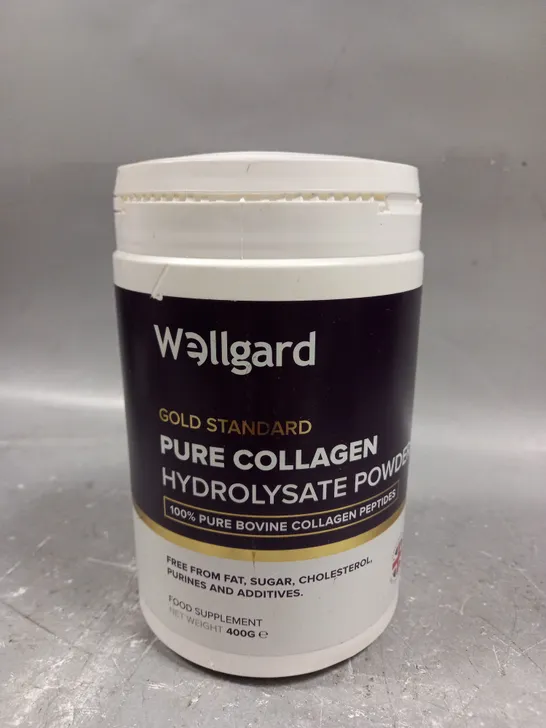 SEALED WELLGARD GOLD STANDARD PURE COLLAGEN HYDROLYSATE POWDER - 400G 