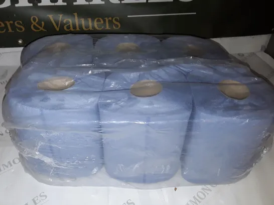 6 ROLLS OF BLUE TISSUE