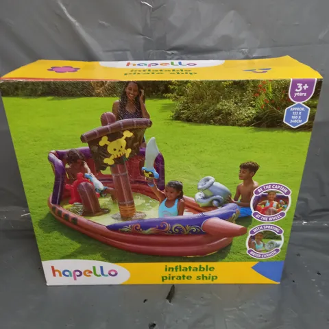 HAPELLO X6 BOXES OF 2 INFLATABLE PIRATE SHIPS - COLLECTION ONLY 