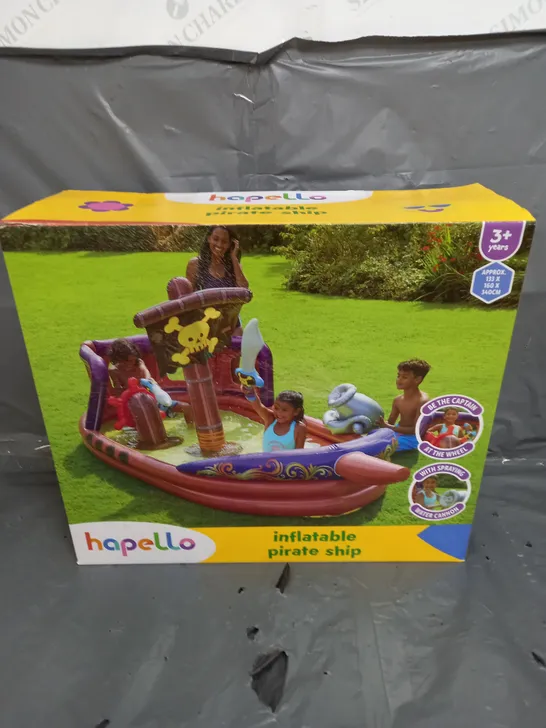 HAPELLO X6 BOXES OF 2 INFLATABLE PIRATE SHIPS - COLLECTION ONLY 